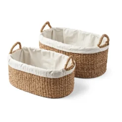 Panier à linge Humdakin, 2 pièces, Tressé