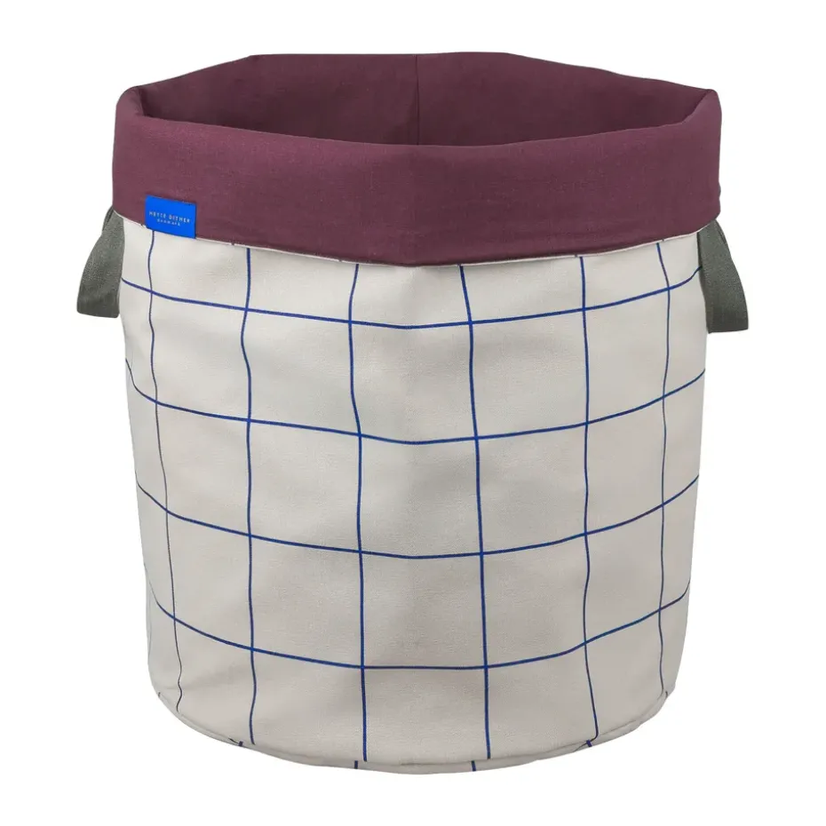 Panier à linge Mesh Ø40x50 cm, Cobalt-sand