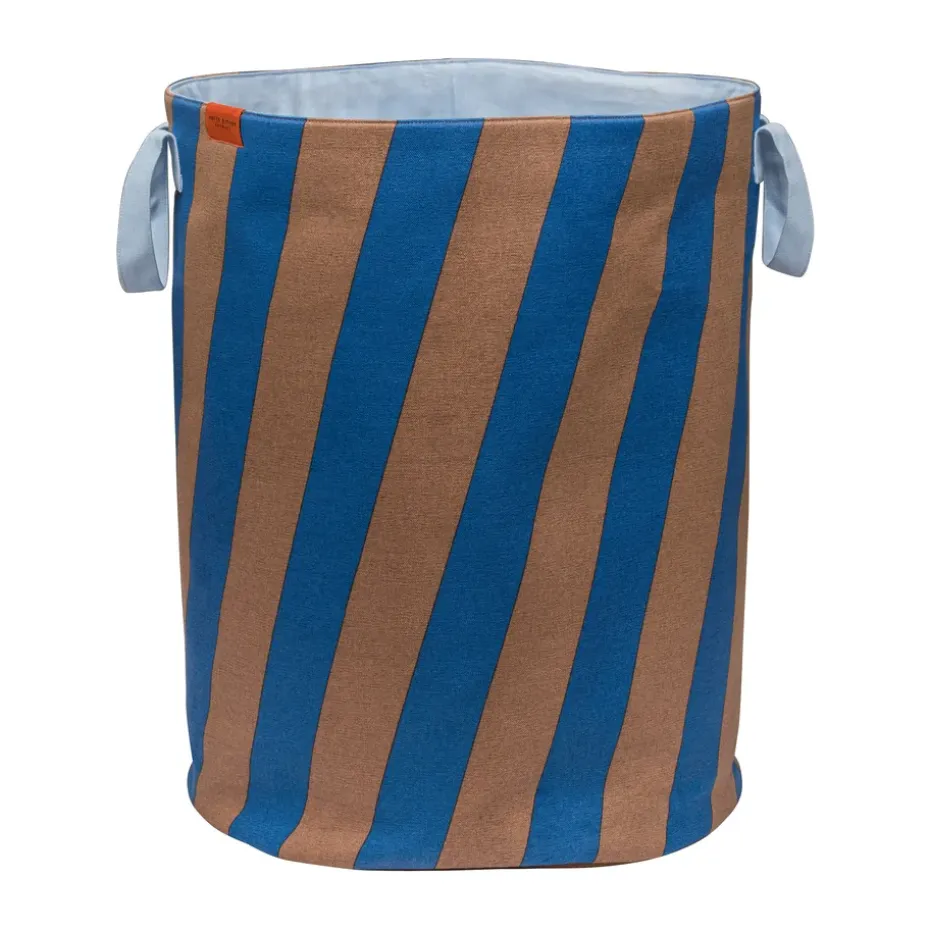 Panier à linge Nova Arte 40x40x50 cm, Cobalt-blush