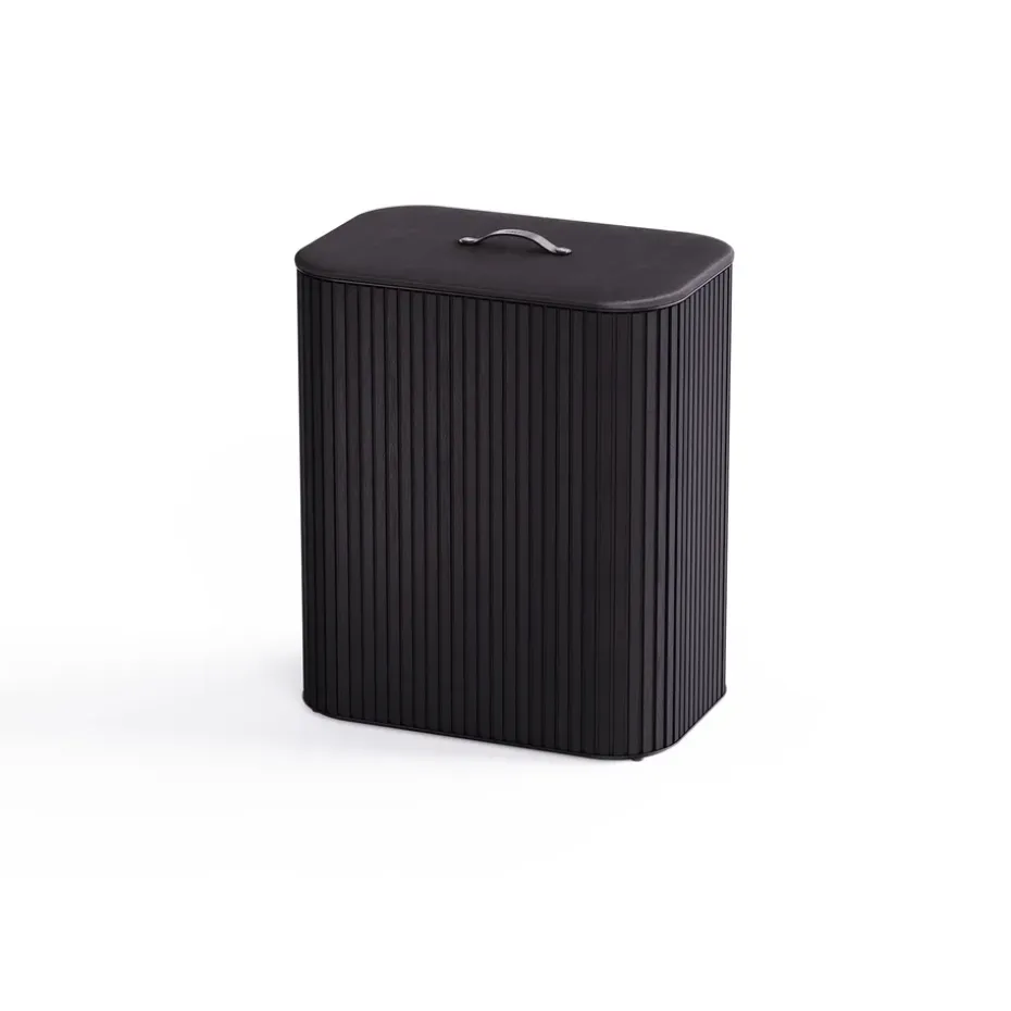 Panier à linge Tota Luxe 90 L, Black