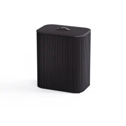 Panier à linge Tota Trio Luxe 90 L, Black