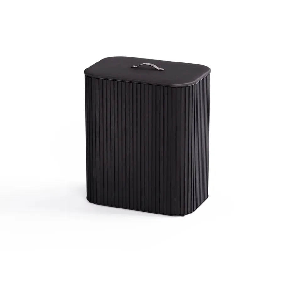 Panier à linge Tota Trio Luxe 90 L, Black