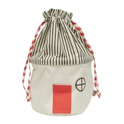 Panier de rangement Koya small, Rouge cerise