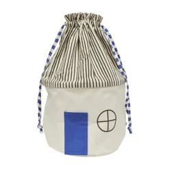 Panier de rangement Koya Large, Bleu Optique