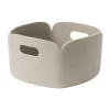 Panier de rangement Restore 28x28 cm, Sable