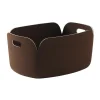 Panier de rangement Restore, Dark Brown