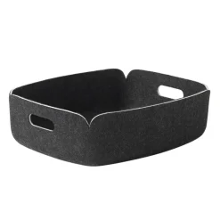 Panier de rangement Restore, petit, black melange (noir)