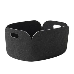 Panier de rangement Restore, black melange (noir)