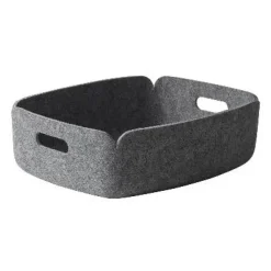 Panier de rangement Restore, petit, gris