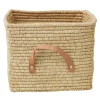 Panier de rangement Rice raffia, Nature