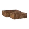 Panier Ernst 2 pièces, Marron foncé