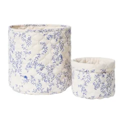 Panier matelassé Jardim Satin 2 pièces, 20xØ20 cm + 30xØ30 cm