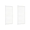 Panneau mural String, Beige, 75x30 cm, lot de 2