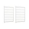 Panneau mural String, Beige, 50x30 cm, lot de 2