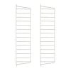 Panneau mural String, Beige, 75x20 cm, lot de 2