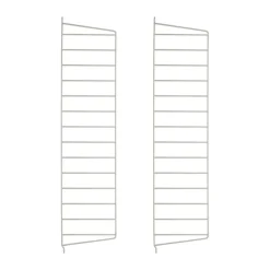 Panneau mural String, Beige, 75x20 cm, lot de 2
