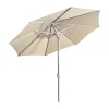 Parasol Abriola, Champagne, Ø270 cm