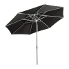 Parasol Abriola, Charcoal black, Ø270 cm