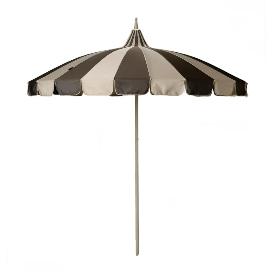 Parasol Garden Glory Outdoor, Beige-brun bande