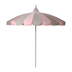 Parasol Garden Glory Outdoor, Pink-beige stripe