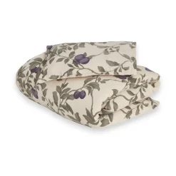 Parure de lit junior Plum en mousseline, 100x140 cm/40x60 cm