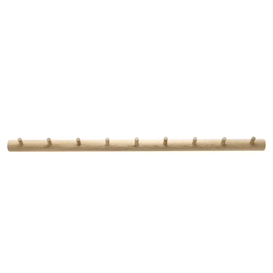 Patère 9 boutons Allsarp, Chêne