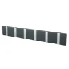 Patère Loca Knax 60 cm, anthracite-gris