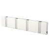Patère Loca Knax 40 cm, blanc-gris
