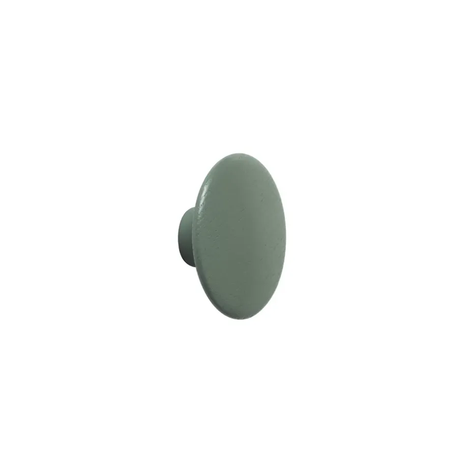 Patère The Dots dusty green (vert), mini