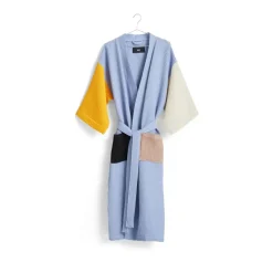 Peignoir Waffle, Dusty blue-multi one size