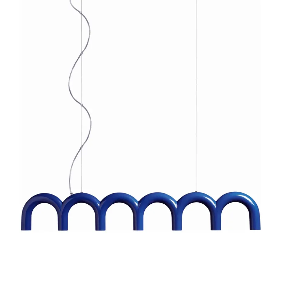 Pendule Arch 125,6 cm, Bleu