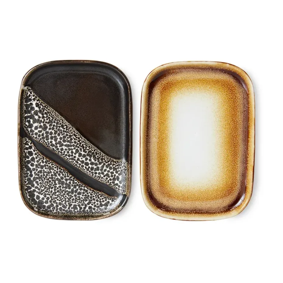 Petit plateau 70's lot de 2, Mojave