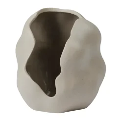 Photophore Hekla Hurricane, Dove grey, Ø16 cm