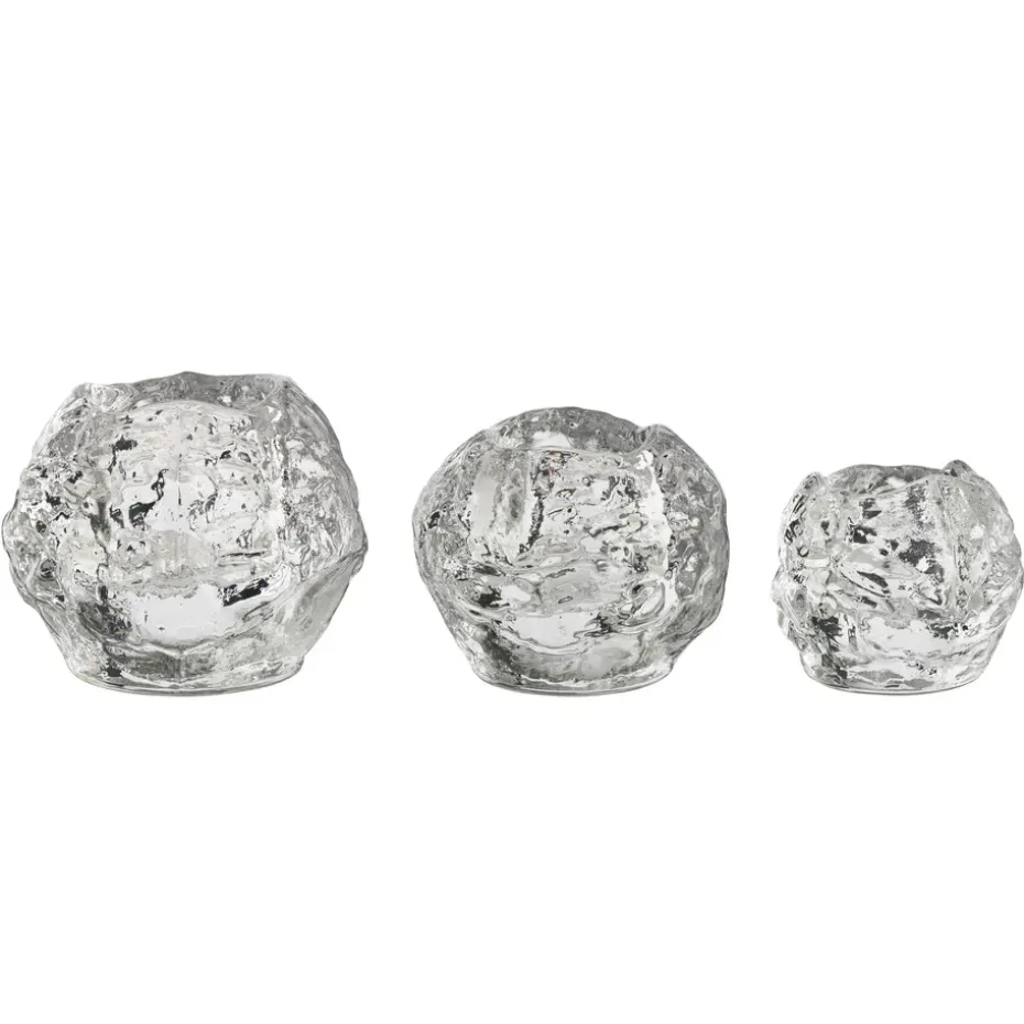 Photophore Snowball lot de 3, lot de 3