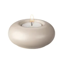 Photophore Stone Ø9 cm, Beige
