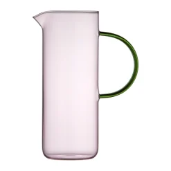 Pichet en verre Torino 1,1 l, Pink-green