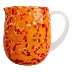 Pichet Messy rond 2,8 l, Rouge-orange
