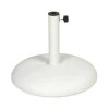 Pied de parasol Fri Form, Béton blanc, Ø49 cm