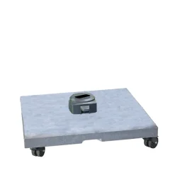 Pied de parasol Hyde Luxe avec roulettes, Granit 100 kg