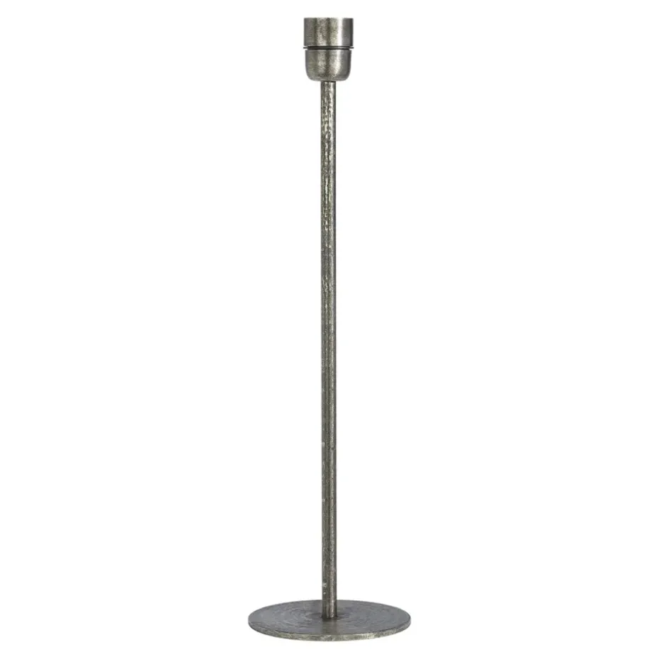 Pied pour lampe Base 45 cm, Beaten argent