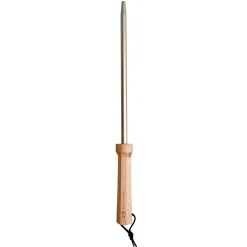 Pierre à aiguiser en diamant avec poignée en bois Satake, 23 cm