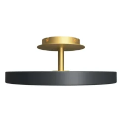 Plafonnier Asteria Up moyen, Anthracite grey