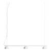 Plafonnier Blush Rail 3, Blanc mat