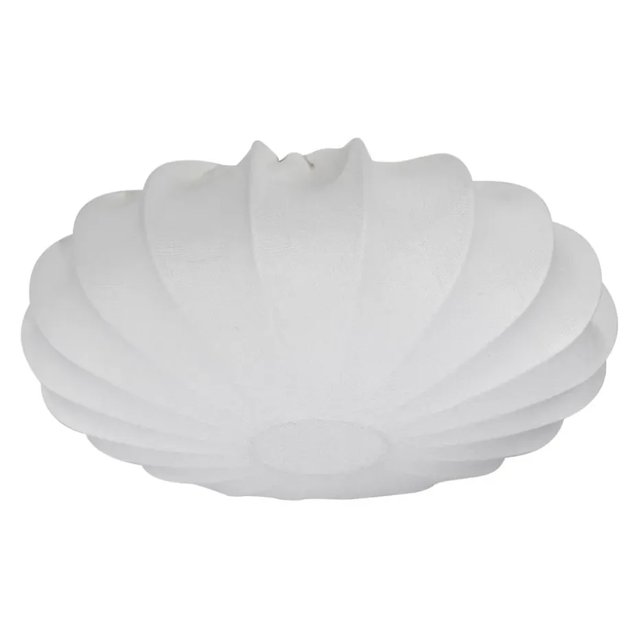 Plafonnier Franza Ø42 cm, Blanc