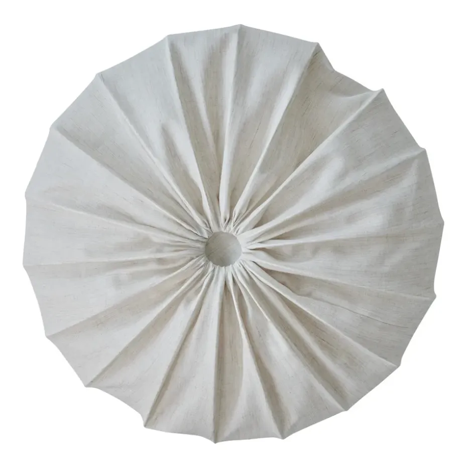 Plafonnier lin Anna Ø80 cm, Natural