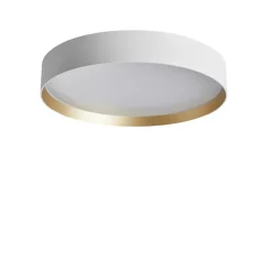 Plafonnier Lucia 45, Blanc-or
