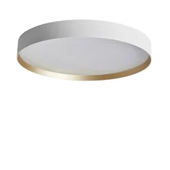 Plafonnier Lucia 60, Blanc-or