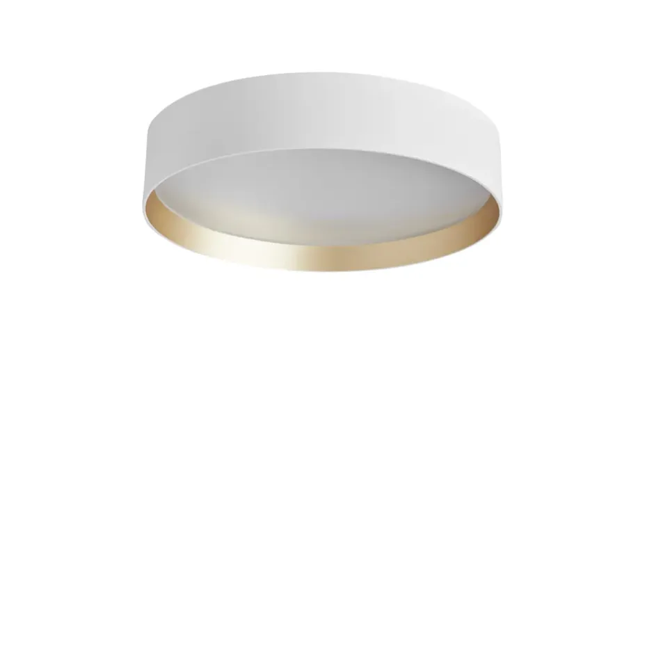 Plafonnier Lucia 35, Blanc-or