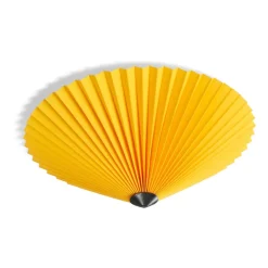 Plafonnier Matin flush mount Ø38 cm, Yellow shade