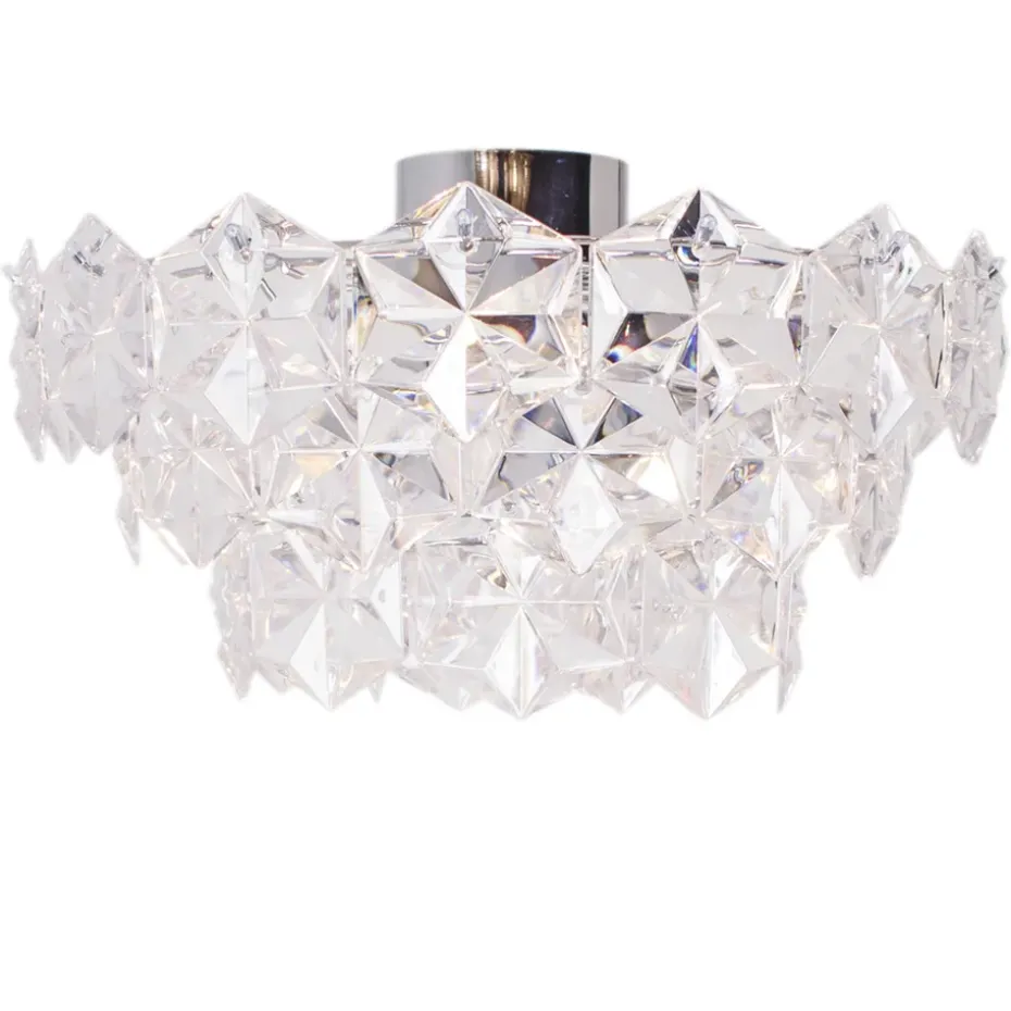 Plafonnier Monarque, chrome